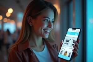 Mobile eCommerce optimization checklist for 2025 on a smartphone screen